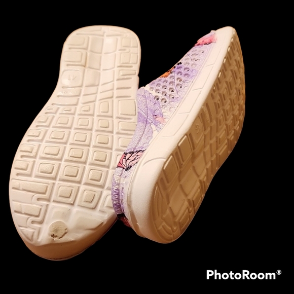 Purple Butterfly slip on Size 41 - Picture 4 of 4